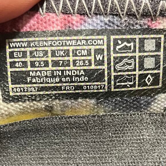 Keen Shoes Women’s 9.5 Gray Wool Sienna Mary Jane Slip On Elastic Strap Outdoors - Picture 6 of 6